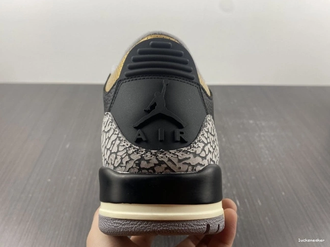 Reps LUCY WMNS Air Gold 3 Jordan Black CK9246-067 0726